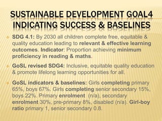 Education in Sierra Leone, SDG4 & Monitoring with ICT | PPTX