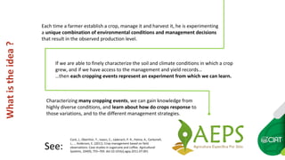 Designing a 2 ways information system for site-specific agriculture implementation