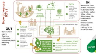 Designing a 2 ways information system for site-specific agriculture implementation