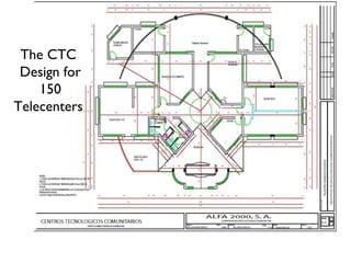The CTC  Design for 150  Telecenters  