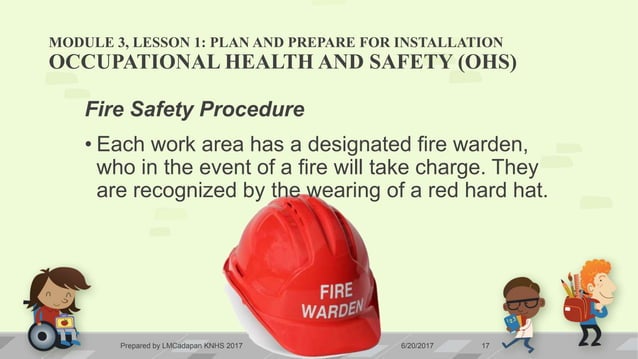 Ict 9 module 3, lesson 1.1 ohs | PPTX | First Aid | Injuries