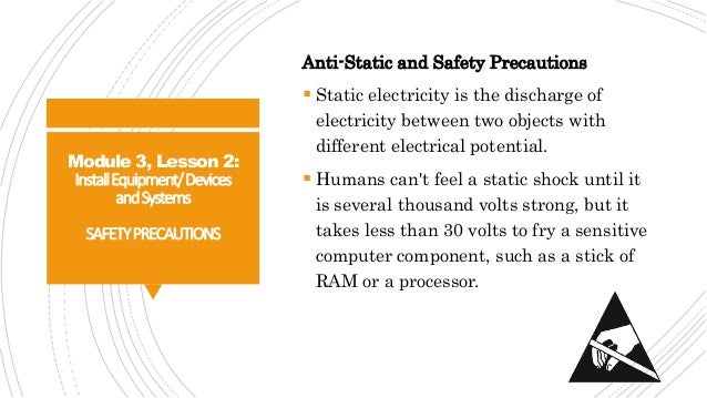 Ict 9 module 3, lesson 2.1 safety precautions