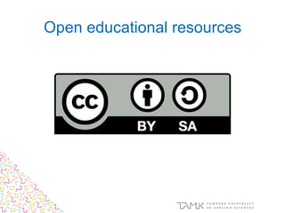 Open educational resources
 