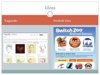 Tagxedo
Switch Zoo
Ideas