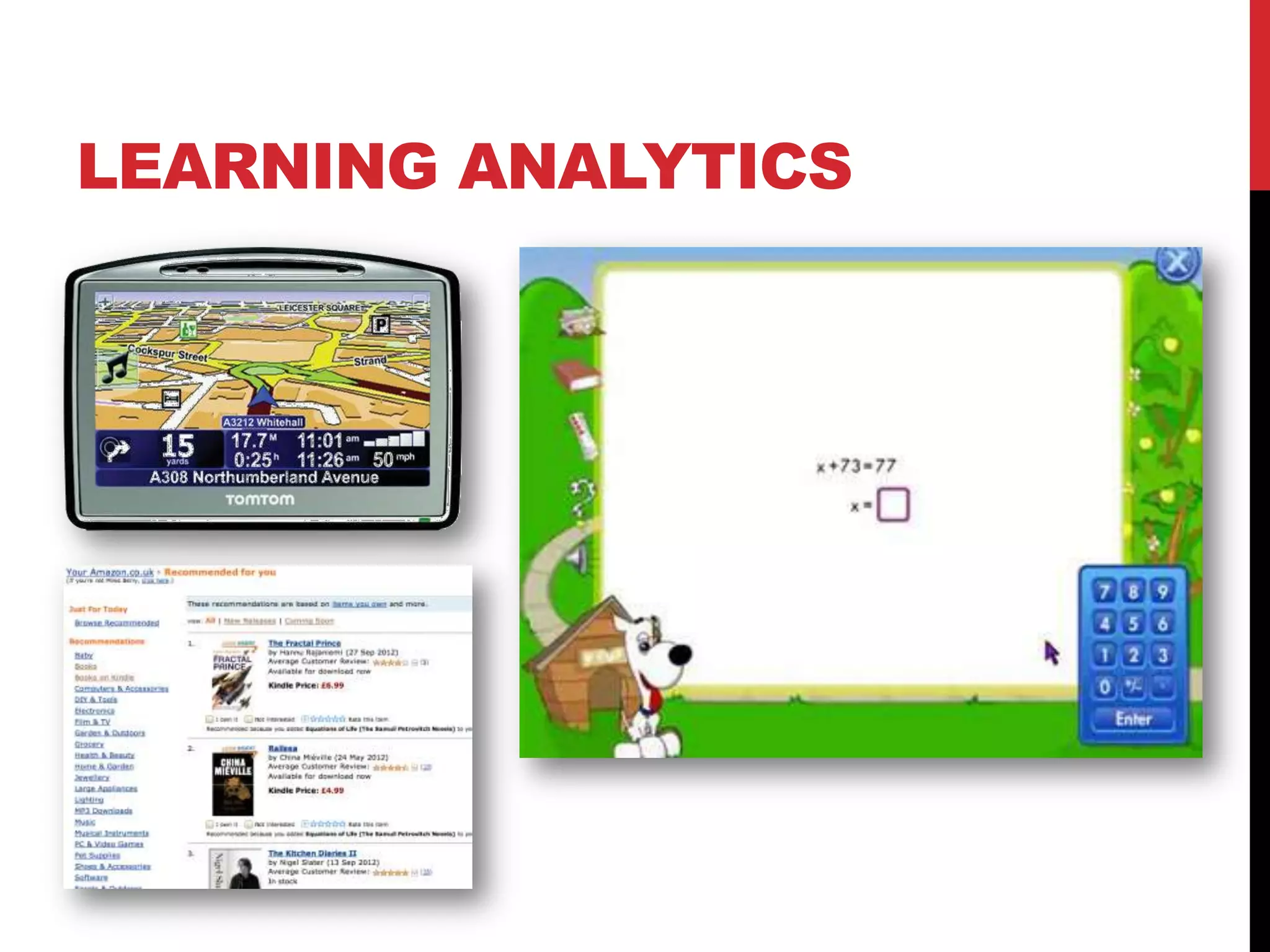LEARNING ANALYTICS
 