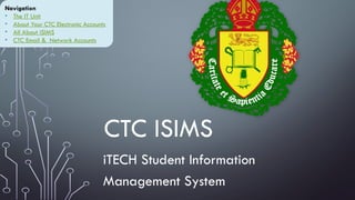 ICT and You 2022 is a power point presentation on login into and ...