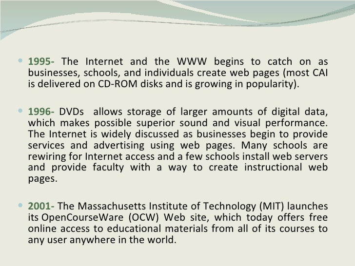 History of Education Technology