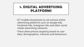 Ict Advertisement ICT as a Tool in Online Marketing-notes.pptx