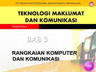 Ict bab3 rangkaian komputer dan komunikasi | PPT