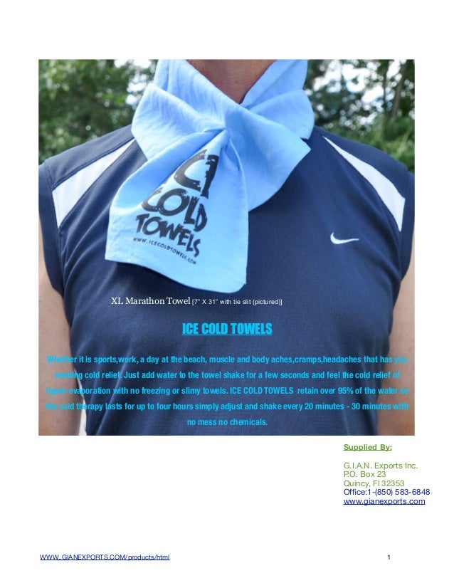 ice cold towel