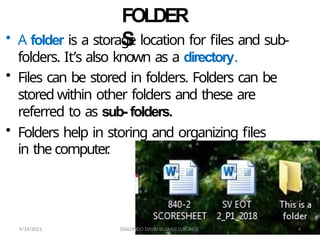Comprehensive Folder Comprehensive Guide to ICT File and Folder Management Techniques | PPTX
