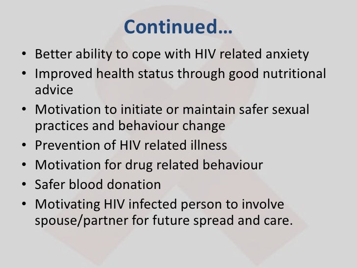 Ictc in hiv prevention