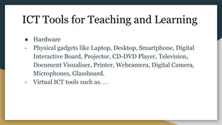ICT Committee Report 2020-21 | PPTX