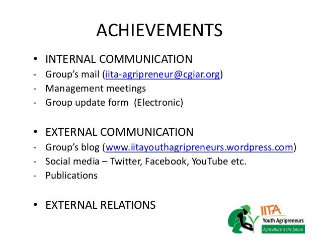 Munication And ICT Progress Report