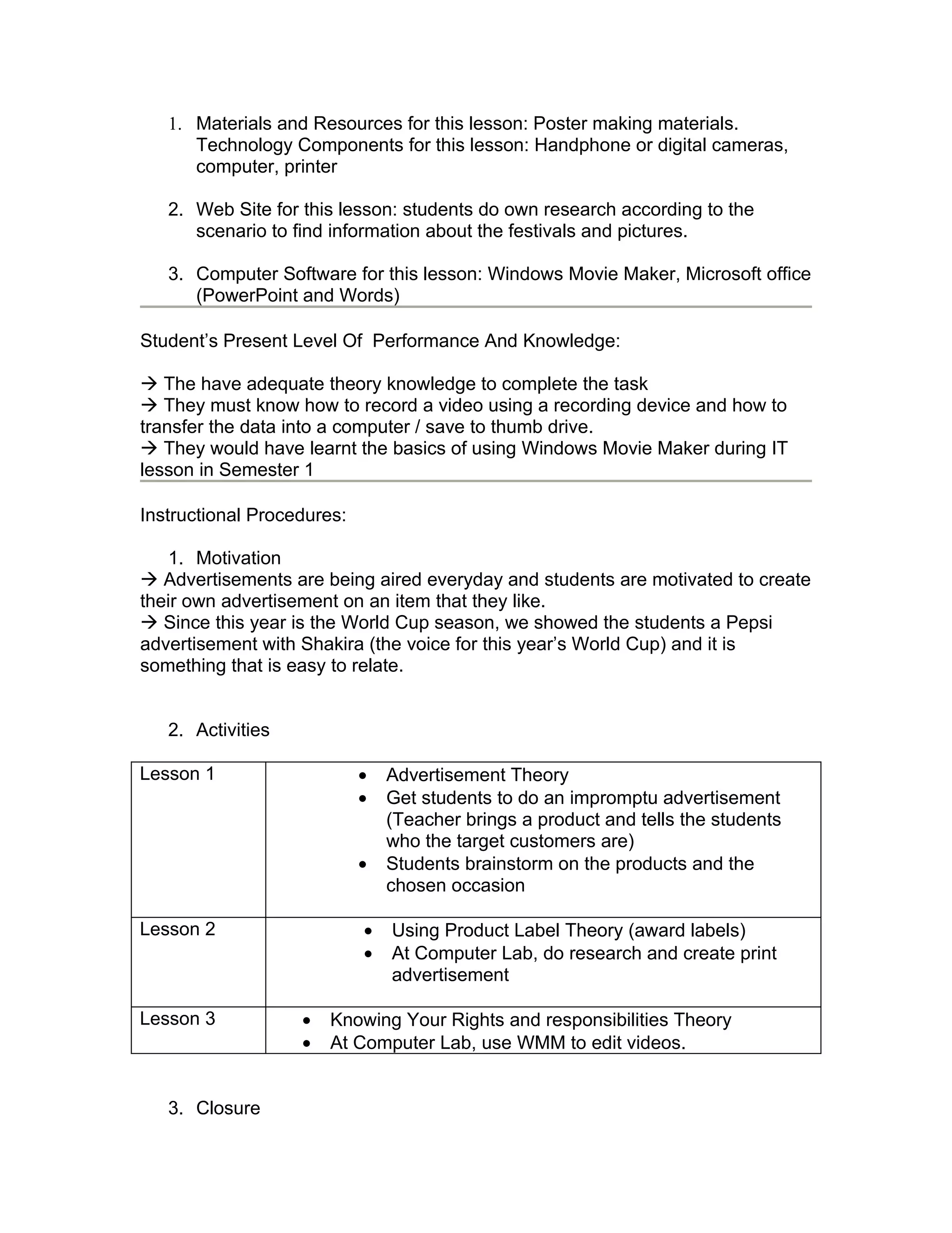 Ict competency lesson plan homec aisha and linna | DOC