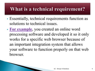 Compact Technical Database Examples ICT DBA3 03 0710 Designing a Database.pptx