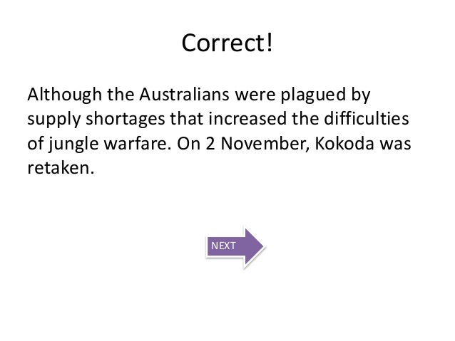 ICT Digital Story - The Kokoda Trail.