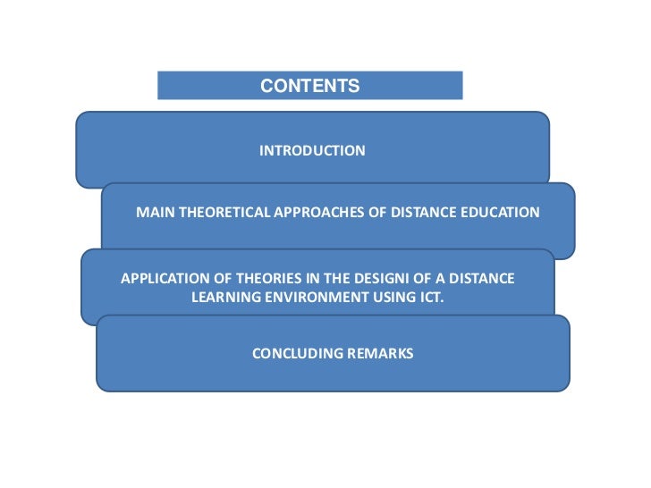 using ict for distance learning Distance education or long-distance learning is the education of students who may not always the first distance education course in the modern sense was provided by sir isaac by the extensive use of information and communications technology (ict), replacing traditional content delivery by postal correspondence. using ict for distance learning Distance education or long-distance learning is the education of students who may not always the first distance education course in the modern sense was provided by sir isaac by the extensive use of information and communications technology (ict), replacing traditional content delivery by postal correspondence.