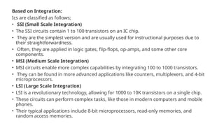 Very Large Scale Integration Computer DIFFERENT TYPES OF IC TECHNOLOGY IN VERY LARGE SCALE INTEGRATION | PPTX
