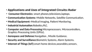 DIFFERENT TYPES OF IC TECHNOLOGY IN VERY LARGE SCALE INTEGRATION | PPTX