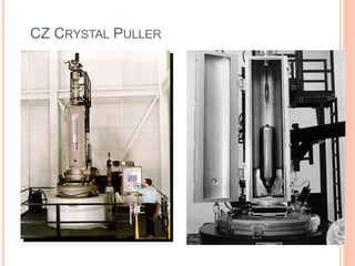 Ic technology- Crystal structure and Crystal growth | PPTX