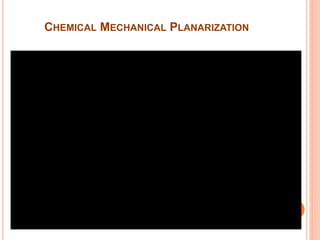 CHEMICAL MECHANICAL PLANARIZATION
 