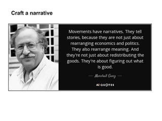 Craft a narrative
 