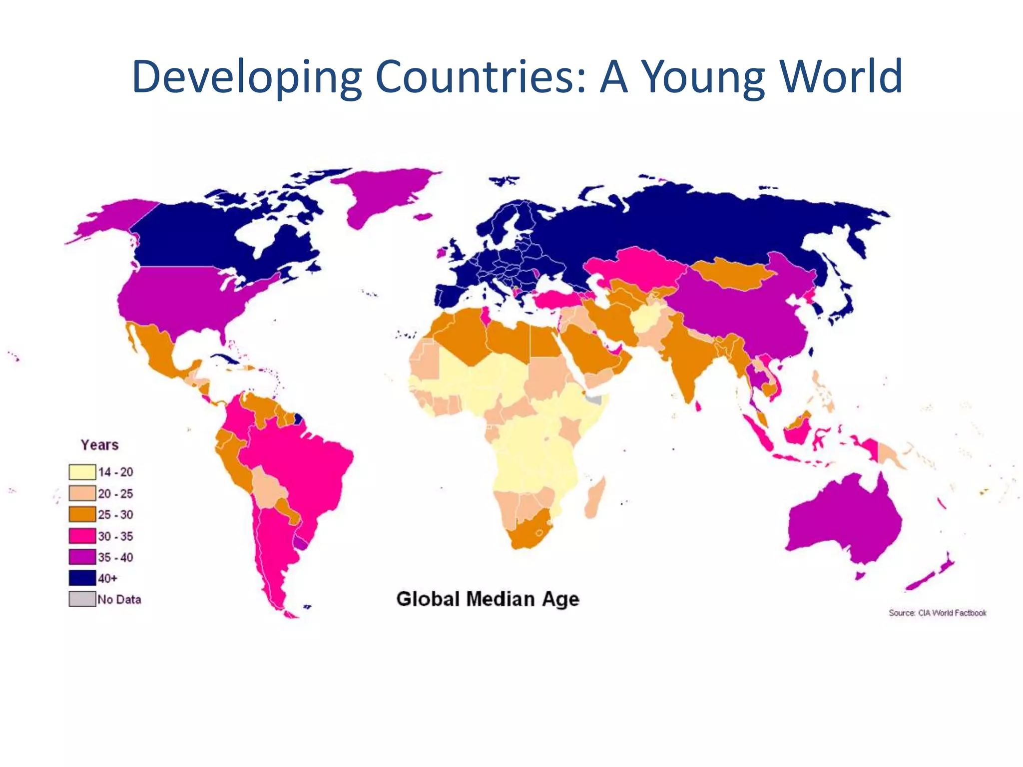 Developing Countries: A Young World
 