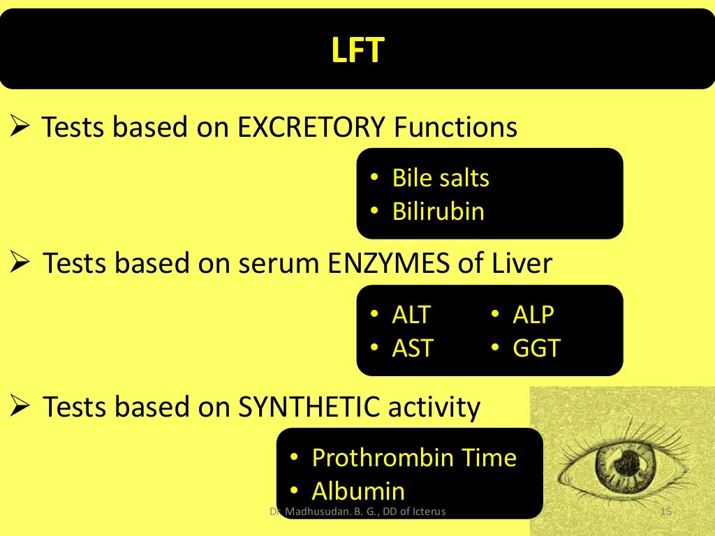 Differential Diagnosis of Icterus/Jaundice