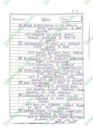 Ict B Ed File.pdf ICT Practicum or Sessional Work 2025–26 | B.A. B.Ed (ITEP) GNDU | ICT ...