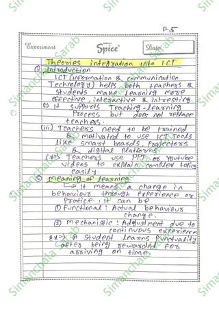 Ict B Ed File.pdf ICT Practicum or Sessional Work 2025–26 | B.A. B.Ed (ITEP) GNDU | ICT ...