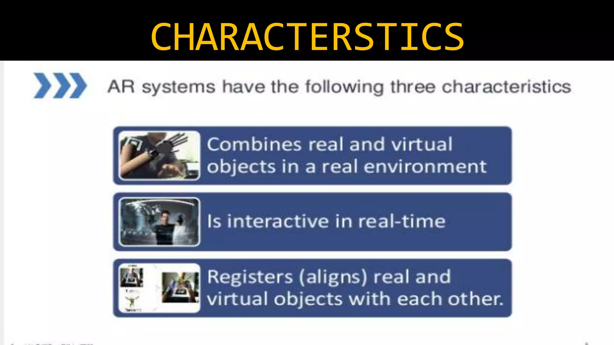 CHARACTERSTICS
 