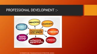 PROFESSIONAL DEVELOPMENT :-
TCP PRESENTO 2020, THIAGARAJAR COLLEGE OF PRECEPTORS, MADURAI.
 