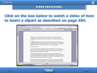 INFORMATION AND COMMUNICATION TECHNOLOGY FOR SENIOR HIGH SCHOOL