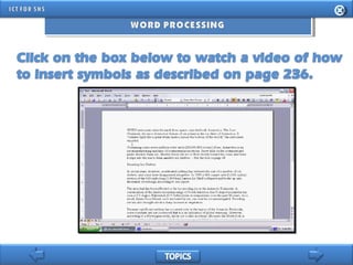 INFORMATION AND COMMUNICATION TECHNOLOGY FOR SENIOR HIGH SCHOOL