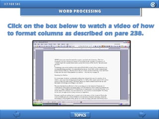 INFORMATION AND COMMUNICATION TECHNOLOGY FOR SENIOR HIGH SCHOOL