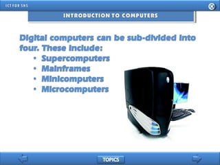 INFORMATION AND COMMUNICATION TECHNOLOGY FOR SENIOR HIGH SCHOOL