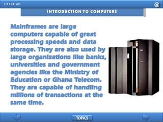 INFORMATION AND COMMUNICATION TECHNOLOGY FOR SENIOR HIGH SCHOOL