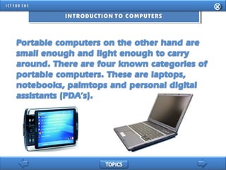 INFORMATION AND COMMUNICATION TECHNOLOGY FOR SENIOR HIGH SCHOOL