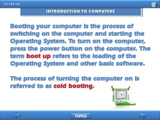 INFORMATION AND COMMUNICATION TECHNOLOGY FOR SENIOR HIGH SCHOOL