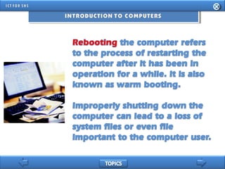 INFORMATION AND COMMUNICATION TECHNOLOGY FOR SENIOR HIGH SCHOOL