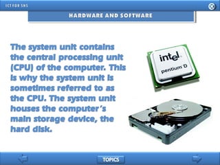INFORMATION AND COMMUNICATION TECHNOLOGY FOR SENIOR HIGH SCHOOL