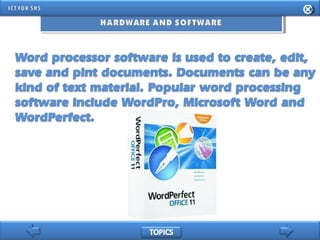 INFORMATION AND COMMUNICATION TECHNOLOGY FOR SENIOR HIGH SCHOOL