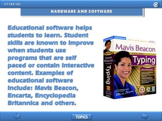 INFORMATION AND COMMUNICATION TECHNOLOGY FOR SENIOR HIGH SCHOOL