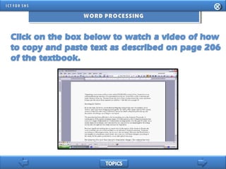 INFORMATION AND COMMUNICATION TECHNOLOGY FOR SENIOR HIGH SCHOOL