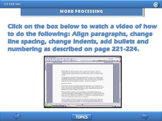 INFORMATION AND COMMUNICATION TECHNOLOGY FOR SENIOR HIGH SCHOOL