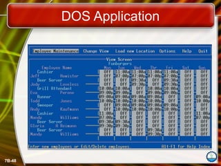 7B-48
DOS Application
 