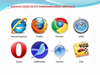  ikaksfõok uDÿldx.hla (A communication software)
 