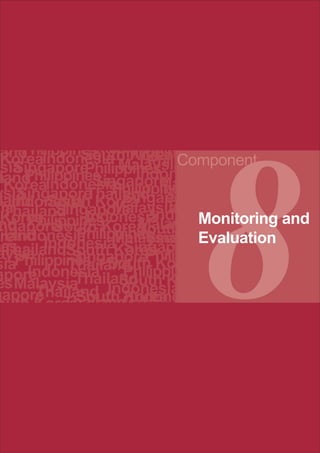 Korea
     PhilippinesMalaysia
 and Indonesia Philippine
 Korea        South Korea Component
                         Phili
                    Malaysia




                         8
 siaSingapore Philippines
aKoreaIndonesia Indon
 landPhilippinesSingapore Ma
ysiaSingapore      Philippine
               Thailand Si
 land South Korea
   Indonesia        Singapo
  Thailand Indonesia Th Monitoring and
sia
 Korea
                   Malaysia
          Singapore Indo
 nd Philippines
 ngapore Philippines
          South Korea  Malay
                       South
 iland Indonesia
 reIndonesia       Malaysia Evaluation
                        Sing
nes                 Singapo
  ThailandSouth Korea
 aysia       SingaporePhilip
    Philippines South Ko
sia Indonesia Philippin
            Thailand
apore        Thailand
                    South K
es Malaysia
gapore hailand Indonesia
       T
outh KoreaSouth Malaysi
a          ThailandKorea
                     Indone
 
