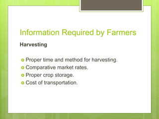 ICT in Agriculture for National ICT R&D Fund-MoIT | PPTX